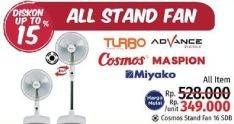 Promo Harga COSMOS Stand Fan 16  - LotteMart
