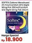 Promo Harga Softex Celana Menstruasi/Comfort Night  - Indomaret