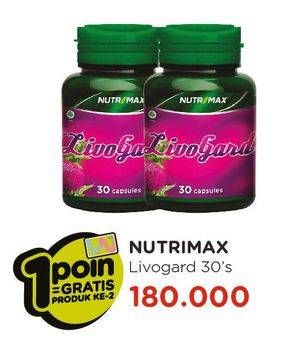 Promo Harga NUTRIMAX Livogard 30 pcs - Watsons