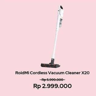 Promo Harga Xiaomi Roidmi Cordless Vacuum Cleaner X20  - Erafone