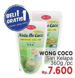 Promo Harga WONG COCO Nata De Coco 360 gr - LotteMart