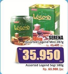 Promo Harga Serena Biskuit Legend 287 gr - Hari Hari