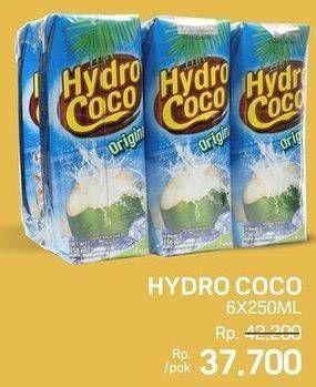 Promo Harga Hydro Coco Minuman Kelapa Original per 6 pcs 250 ml - LotteMart