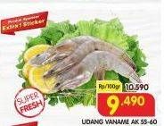 Promo Harga Udang Vanamae AK55-60 100 gr - Superindo