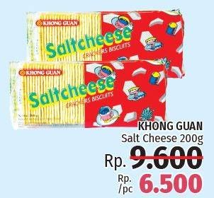 Promo Harga KHONG GUAN Saltcheese Regular 200 gr - LotteMart