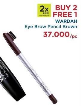 Promo Harga WARDAH Eye Brow Pencil Brown  - Watsons