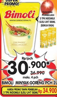 Promo Harga Bimoli Minyak Goreng 2000 ml - Superindo