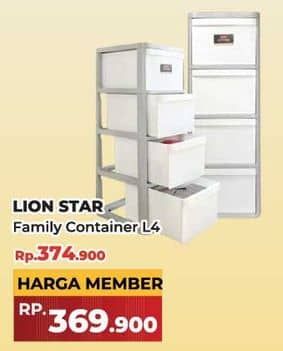 Promo Harga Lion Star Family Container L4  - Yogya
