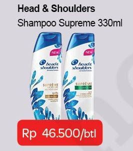 Promo Harga HEAD & SHOULDERS Supreme Shampoo 330 ml - Carrefour