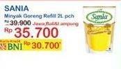 Promo Harga Sania Minyak Goreng 2000 ml - Indomaret