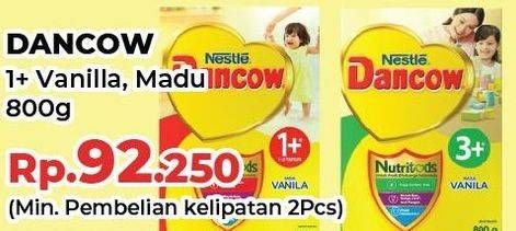 Promo Harga Dancow Nutritods 1+ Vanila, Madu 800 gr - Yogya