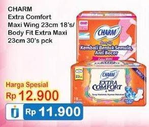 Promo Harga CHARM Bod Fit Extra Maxi / Comfort Maxi  - Indomaret