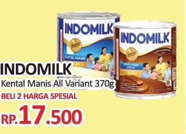 Promo Harga INDOMILK Susu Kental Manis All Variants 370 gr - Yogya