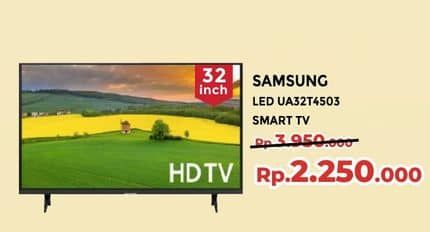 Promo Harga Samsung UA32T4503AK HD | Smart TV 32 Inci  - Yogya