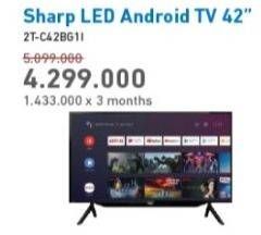 Promo Harga SHARP 2T-C42BG1i | Full HD Android TV 42"  - Electronic City