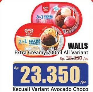 Promo Harga Walls Ice Cream Kecuali Avocado Choco Mocha 700 ml - Hari Hari