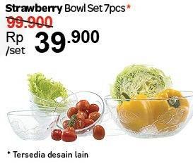 Promo Harga Strawberry Bowl 7 pcs - Carrefour