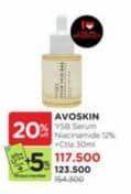 Promo Harga Avoskin Your Skin Bae Niacinamide 12% + Centella 30 ml - Watsons