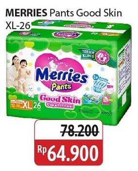 Promo Harga Merries Pants Good Skin XL26 26 pcs - Alfamidi