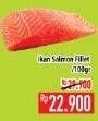 Promo Harga Salmon Fillet per 100 gr - Hypermart