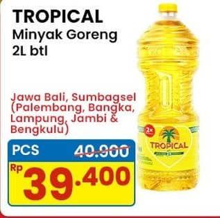 Promo Harga Tropical Minyak Goreng 2000 ml - Indomaret