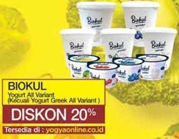 Promo Harga BIOKUL Stir Yogurt All Variants 80 gr - Yogya
