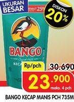 Promo Harga BANGO Kecap Manis 735 ml - Superindo