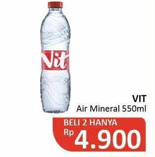 Promo Harga VIT Air Mineral 550 ml - Alfamidi