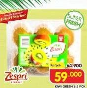 Promo Harga Kiwi Green 6 pcs - Superindo