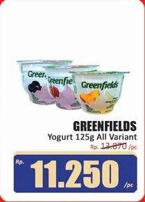 Promo Harga Greenfields Yogurt All Variants 125 gr - Hari Hari