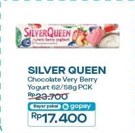 Promo Harga Silver Queen Chocolate Very Berry Yoghurt 62 gr - Indomaret