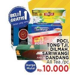 Promo Harga Cap Poci / Tong Tji / Dilmah / Sariwangi / Dandang Teh  - LotteMart