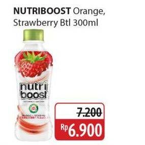 Promo Harga Minute Maid Nutriboost Orange, Strawberry 300 ml - Alfamidi