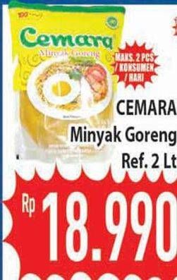 Promo Harga CEMARA Minyak Goreng 2 ltr - Hypermart