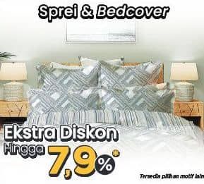 Promo Harga Aneka Sprei & Bed Cover  - COURTS