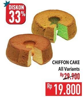 Promo Harga Chiffon Cake All Variants  - Hypermart