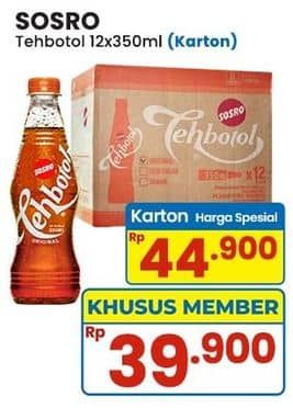 Promo Harga Sosro Teh Botol 350 ml - Indomaret