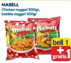 Promo Harga Mabell Nugget Ayam, Bubble 450 gr - Hypermart