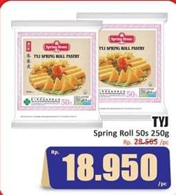 Promo Harga TYJ Spring Roll Pastry 250 gr - Hari Hari
