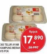 Promo Harga 365 Telur Ayam Kampung Merah 6 pcs - Superindo