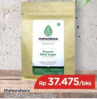 Promo Harga MAHORAHORA Organic Palm Sugar 500 gr - TIP TOP