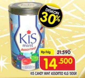 Promo Harga KIS Candy Mint Mint Assorted 112 gr - Superindo