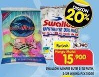 Promo Harga Swallow Naphthalene Colour Ball/Disk Ball  - Superindo