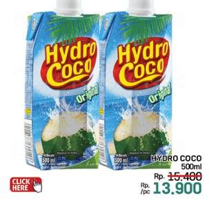 Promo Harga Hydro Coco Minuman Kelapa Original 500 ml - LotteMart