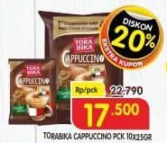 Promo Harga Torabika Cappuccino per 10 sachet 25 gr - Superindo