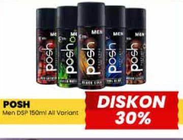 Promo Harga Posh Men Perfumed Body Spray All Variants 150 ml - Yogya