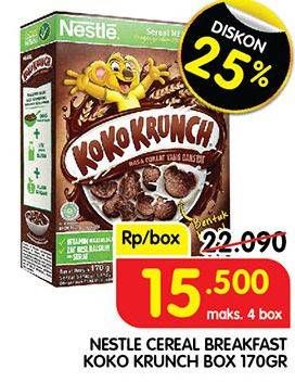 Promo Harga Nestle Koko Krunch Cereal 170 gr - Superindo
