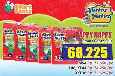 Promo Harga Happy Nappy Smart Pantz Diaper L48, XL44  - Hari Hari
