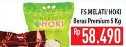 Promo Harga FS Melati/ Hoki Beras 5 Kg  - Hypermart