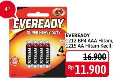 Promo Harga EVEREADY Battery Gold AAA, AA 4 pcs - Alfamidi